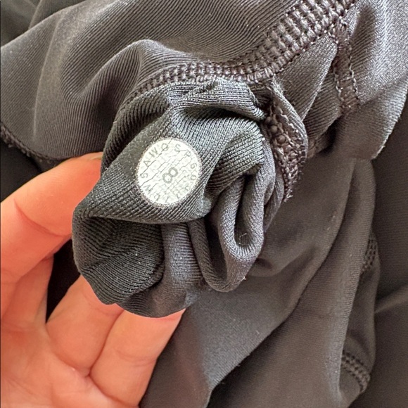 Lululemon Wunder Under Hi-Rise 7/8 Tight *Full-On Luxtreme 25" Black size 8 - Picture 3 of 6